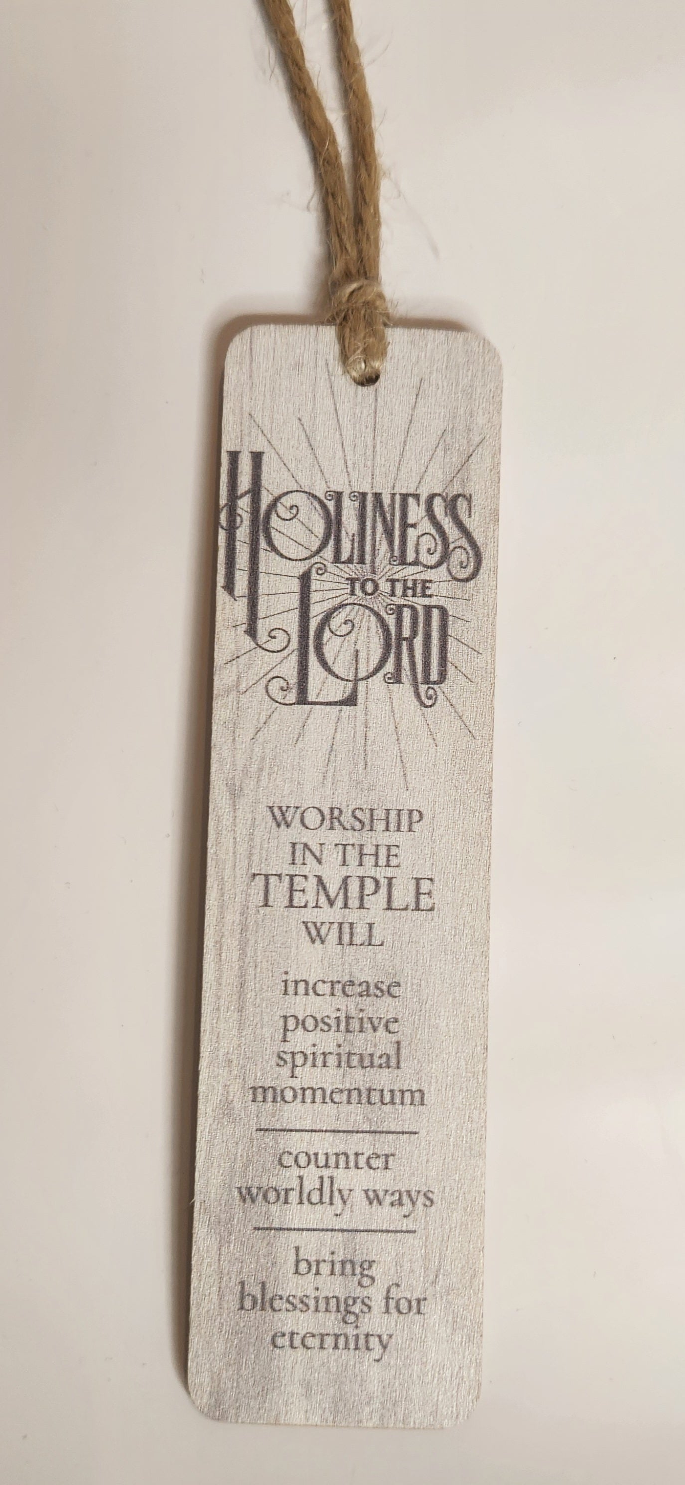 Holiness to the Lord