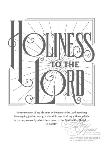 Holiness to the Lord