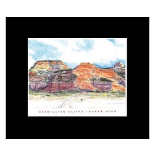 Kanab Vermillion Cliffs Watercolor Print