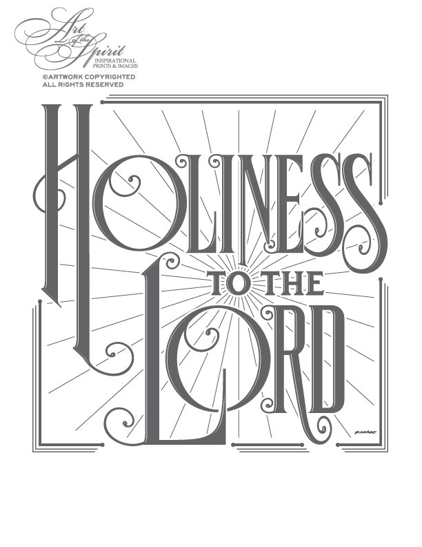 Holiness to the Lord