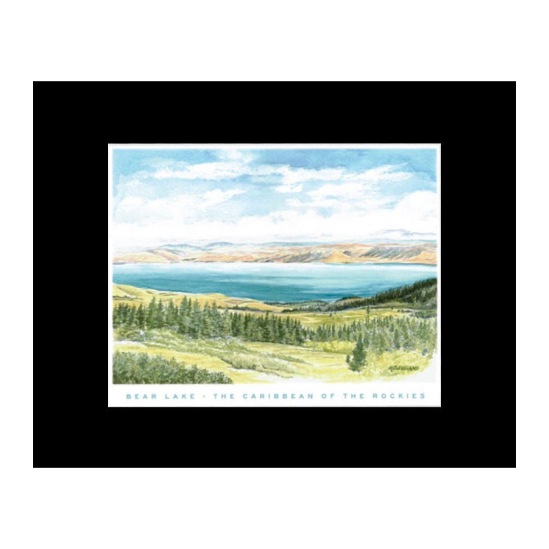Bear Lake Watercolor Print