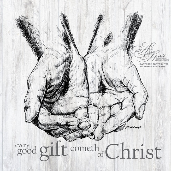 Gifts of Christ - Savior's Hands without Background – Art of the Spirit