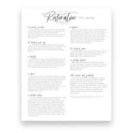 Faith Prints-Articles of Faith, The Family Proclamation, The Restoration, The Living Christ