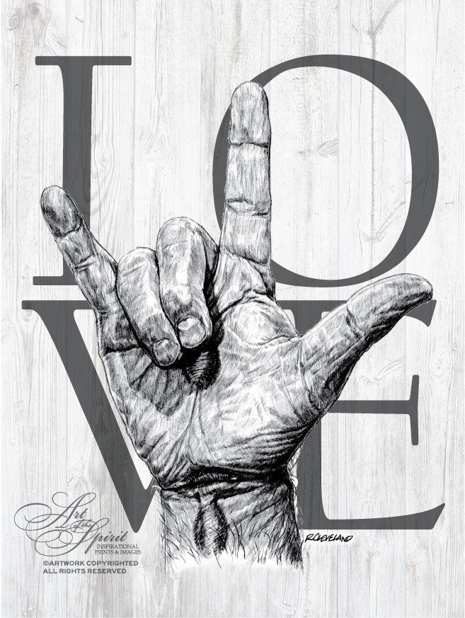 Sign Language Love Color Love / Sign Language – Art of the Spirit