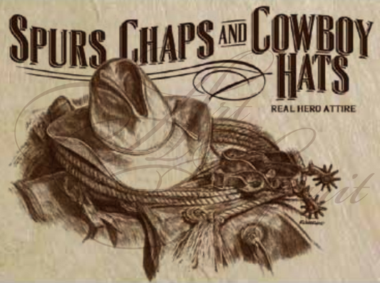 Spurs Chaps & Cowboy Hats