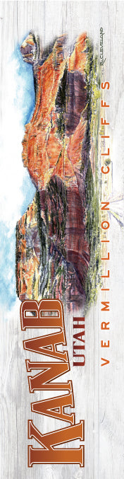 Kanab Vermillion Cliffs Watercolor Print